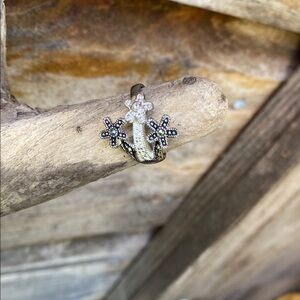 Floral 925 Silver Ring